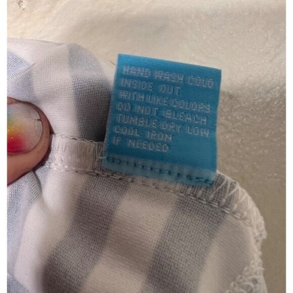 J.Mclaughlin Nicola Skirt in Bangle Stripe Nautical Catalina Cloth XSmall - Picture 12 of 12